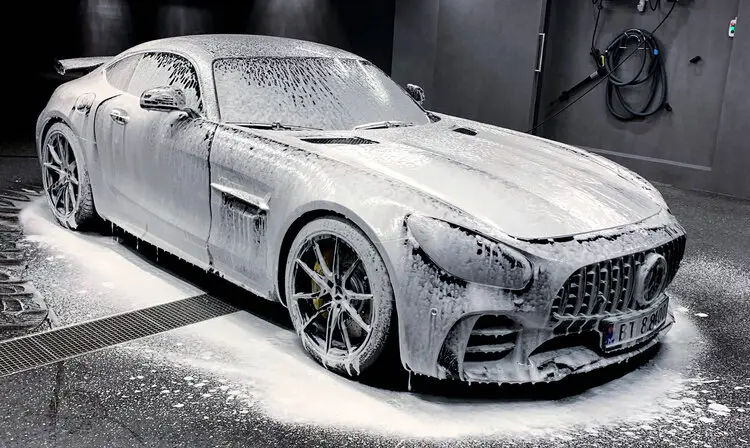 Car wash product sample